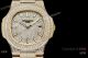 Grade 1 Copy Patek Philippe Nautilus 5711 Pave Diamond Watch Gold Case (2)_th.jpg